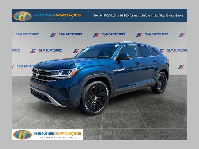 Used 2022 Volkswagen Atlas Cross Sport SE w/ Black Wheel Package