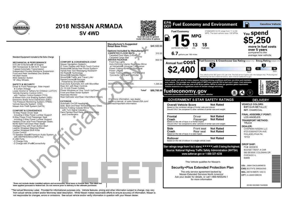 Used 2018 Nissan Armada SV w/ Driver Package image 47