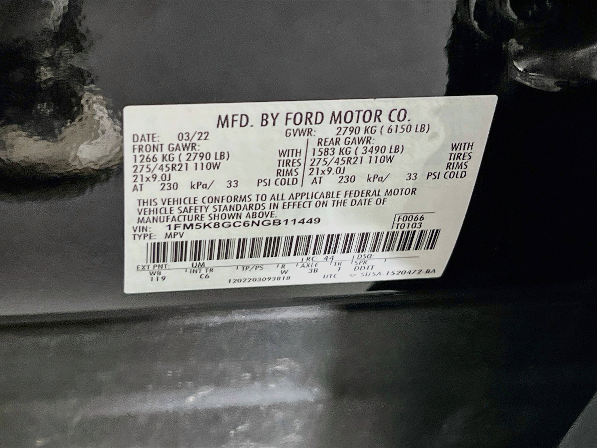 Used 2022 Ford Explorer ST w/ Equipment Group 401A AWD/4WD image 35