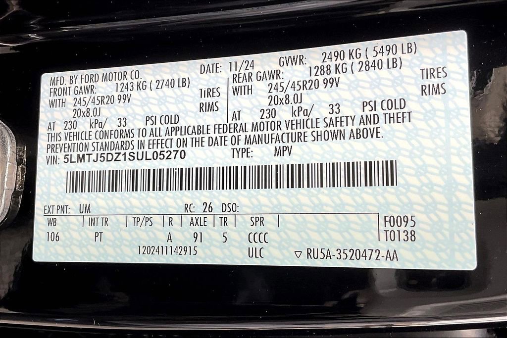 New 2025 Lincoln Corsair Grand Touring w/ Equipment Group 301A image 13