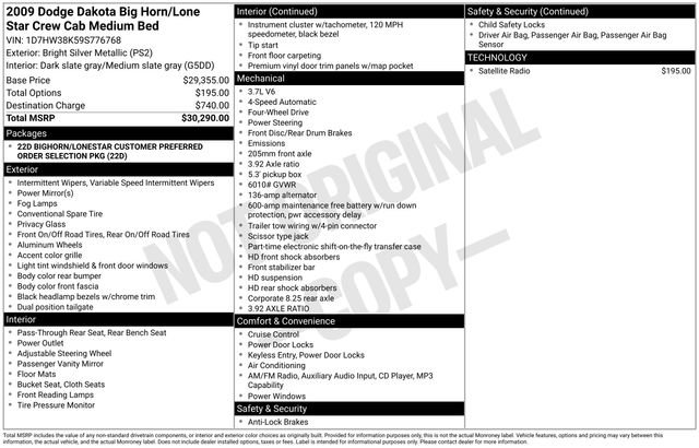 Used 2009 Dodge Dakota Big Horn image 4