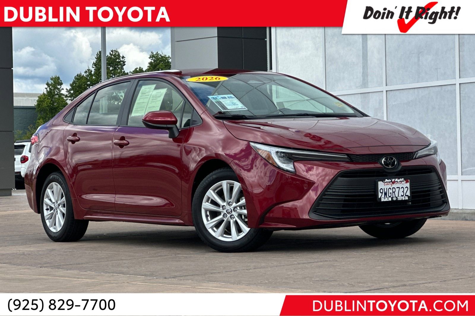 Certified 2026 Toyota Corolla LE w/ LE Premium Package FWD image 1