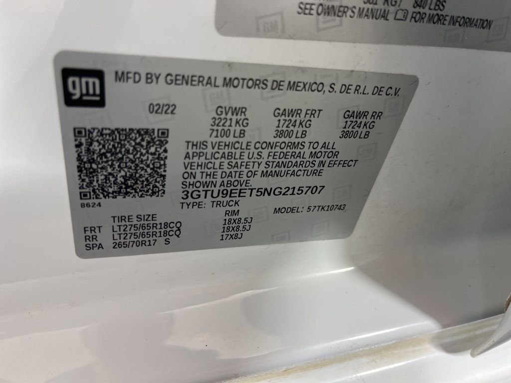 Used 2022 GMC Sierra 1500 AT4 w/ AT4 Premium Package image 34