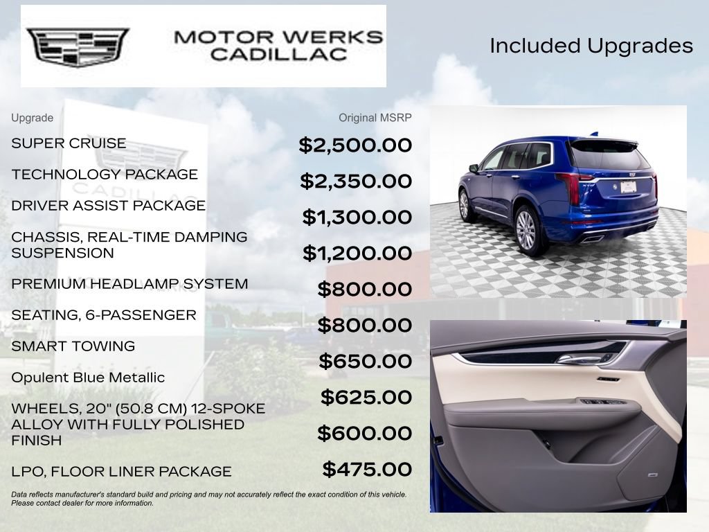 Used 2025 Cadillac XT6 Premium Luxury w/ Technology Package AWD/4WD image 8