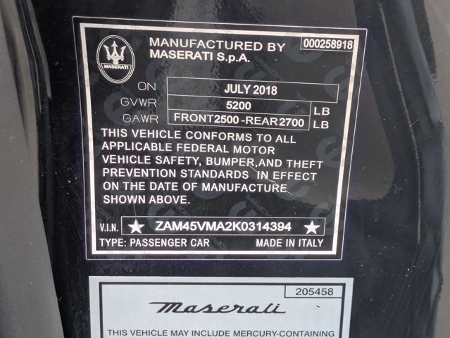 Used 2019 Maserati GranTurismo Sport RWD image 24