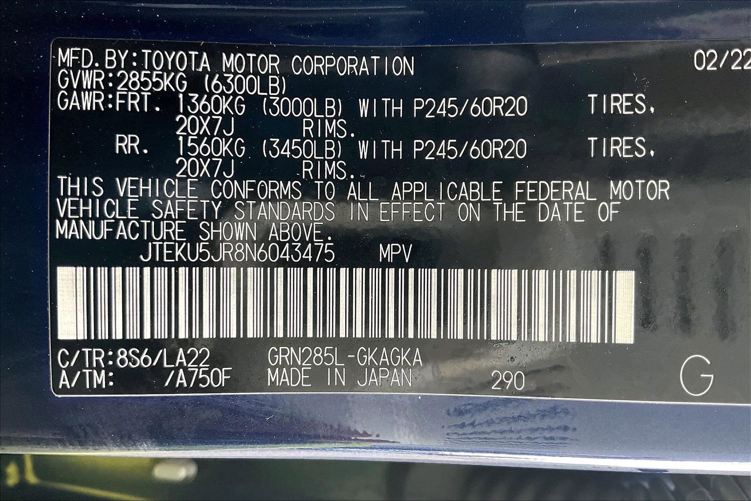 Used 2022 Toyota 4Runner Limited AWD/4WD image 18