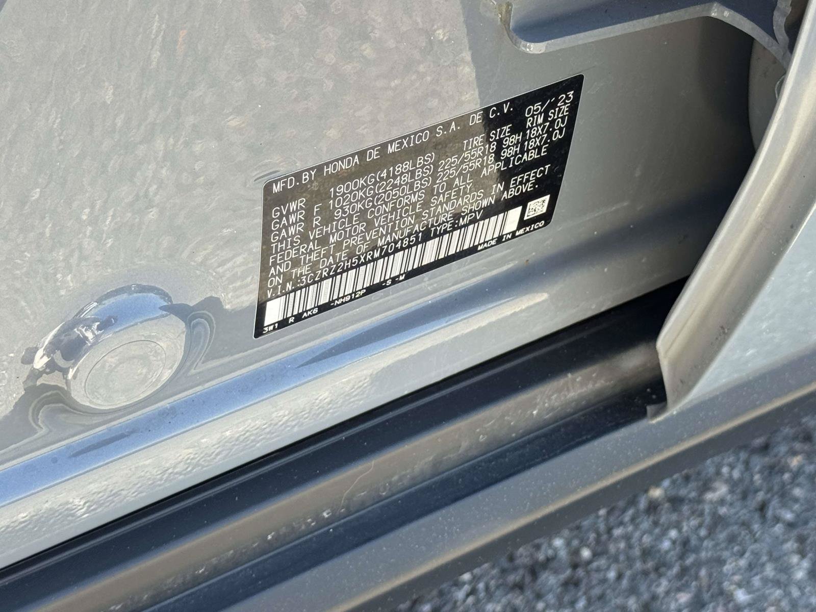 Certified 2024 Honda HR-V Sport image 31