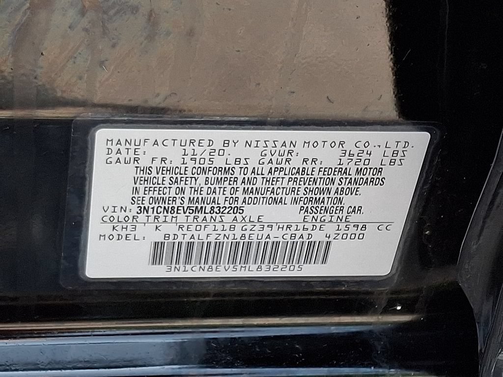 Used 2021 Nissan Versa SV FWD image 26