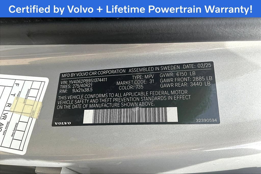 Used 2025 Volvo XC90 B6 Plus AWD/4WD image 47