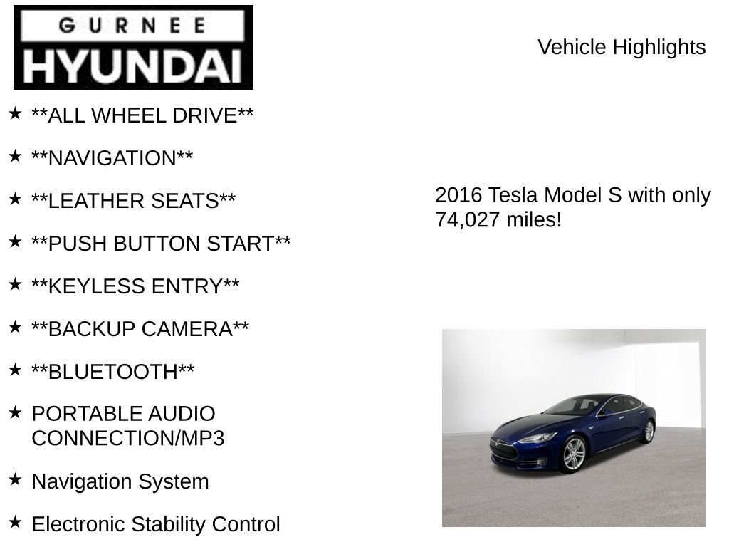 Used 2016 Tesla Model S 85D image 7