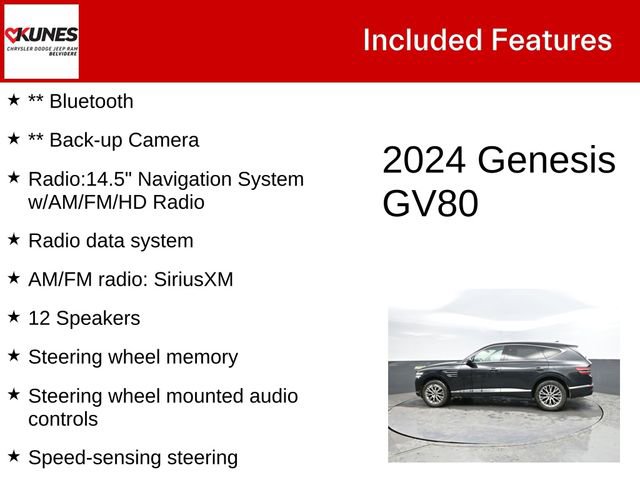 Used 2024 Genesis GV80 2.5T image 3