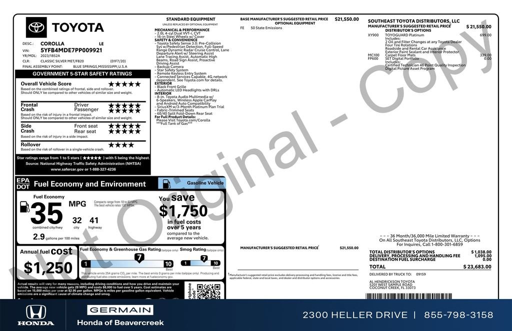 Used 2023 Toyota Corolla LE image 31