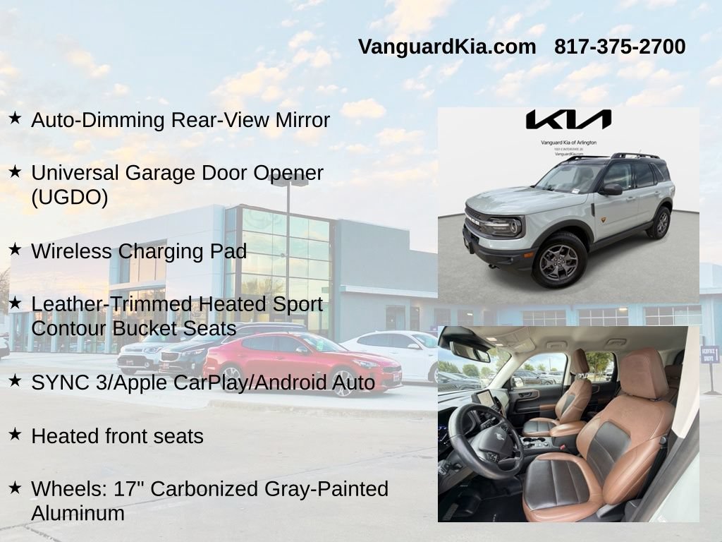 Used 2022 Ford Bronco Sport Badlands w/ Premium Package AWD/4WD image 18