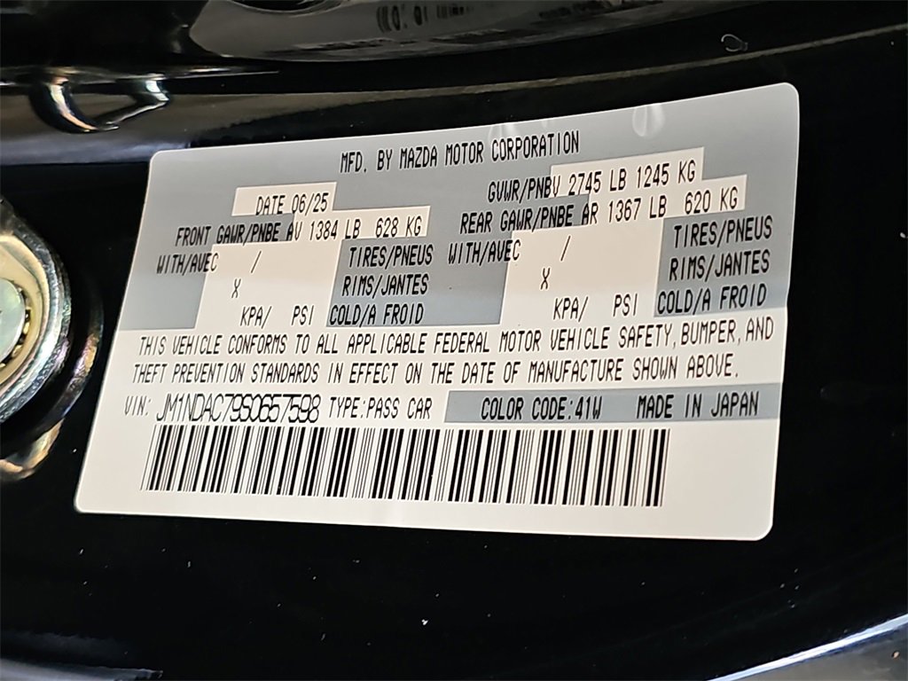 New 2025 MAZDA MX-5 Miata Club w/ Brembo/BBS Recaro Package image 31