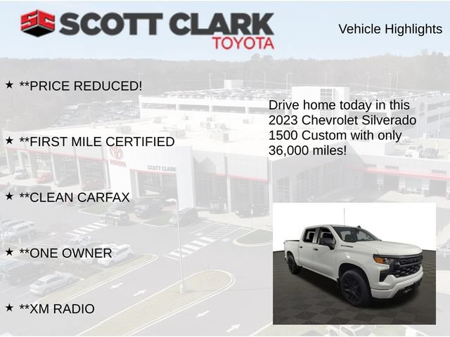 Used 2023 Chevrolet Silverado 1500 Custom w/ LPO, Dark Essentials Package AWD/4WD image 7