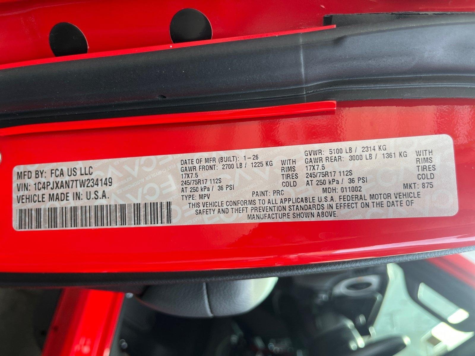 New 2026 Jeep Wrangler Sport AWD/4WD image 30