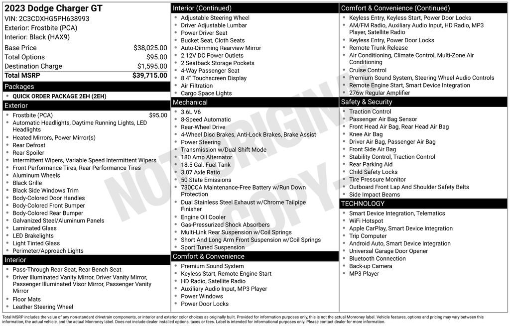 Used 2023 Dodge Charger GT image 9