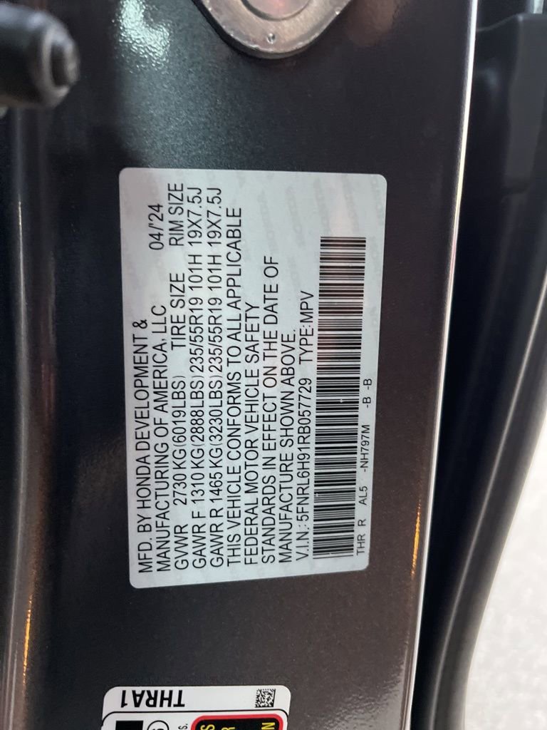 Certified 2024 Honda Odyssey Elite image 11