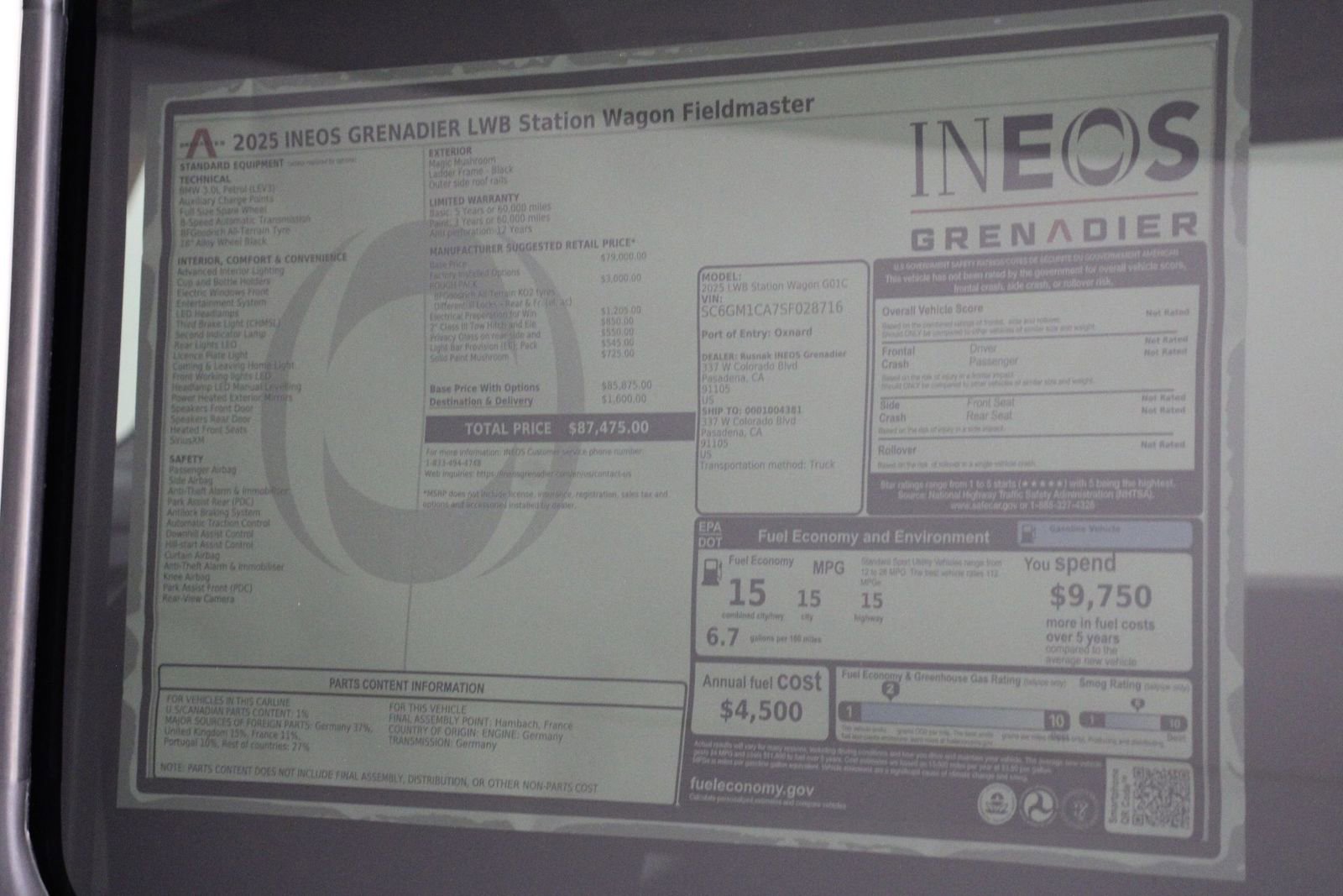 New 2025 INEOS Grenadier Fieldmaster Edition image 23
