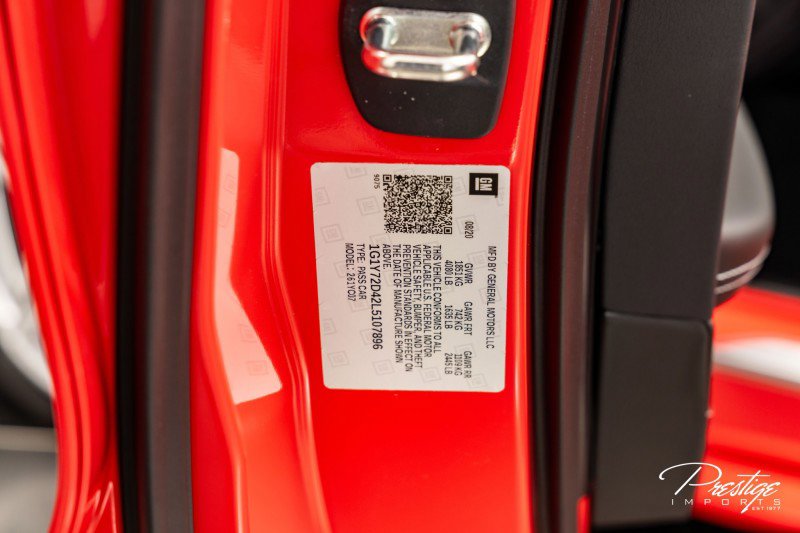 Used 2020 Chevrolet Corvette Stingray Preferred Cpe w/ 2LT Preferred Equipment Group image 52