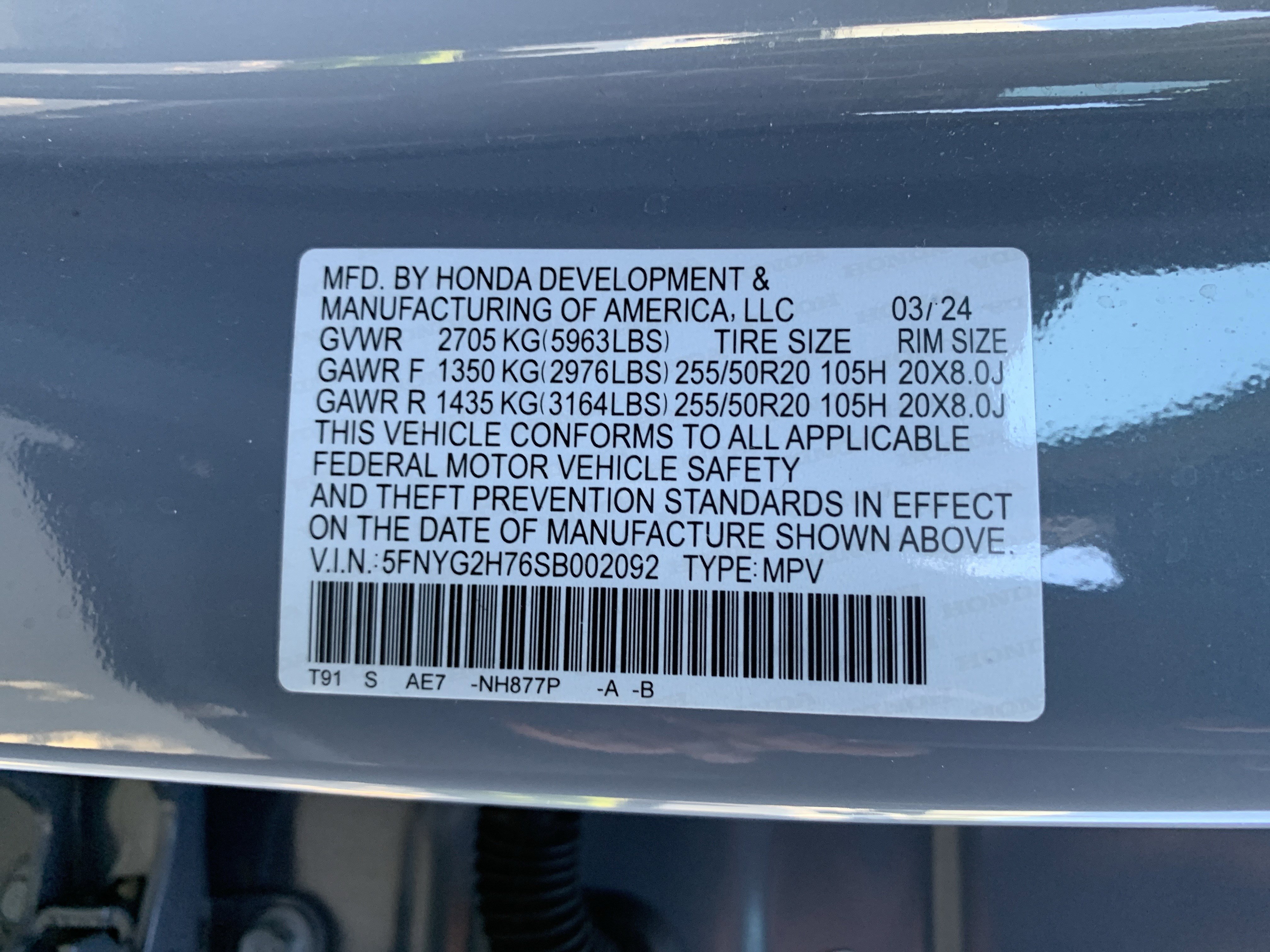 Used 2025 Honda Pilot Touring image 36