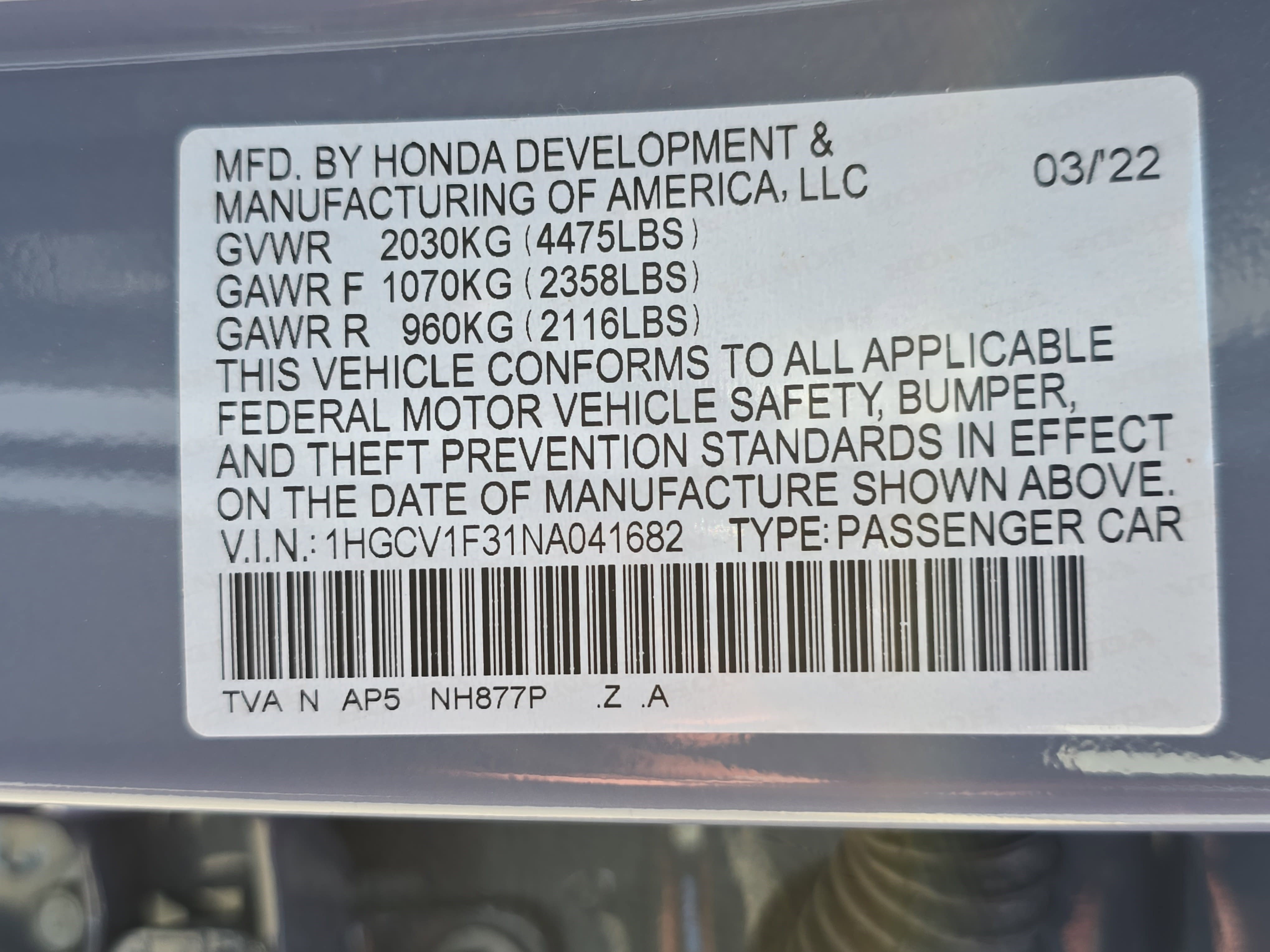 Used 2022 Honda Accord Sport image 36