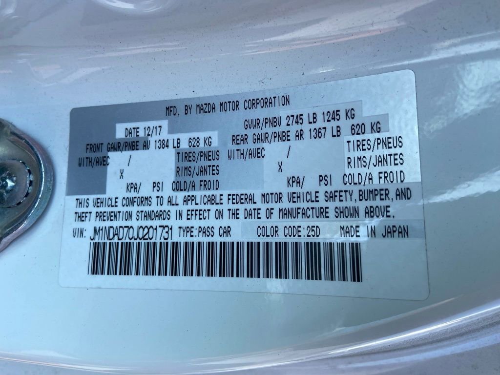 Used 2018 MAZDA MX-5 Miata Grand Touring image 37