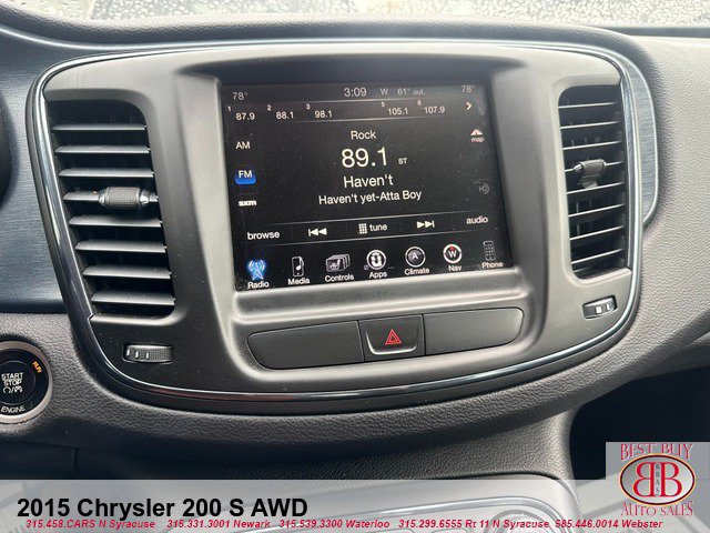 Used 2015 Chrysler 200 S w/ Navigation & Sound Group I AWD/4WD image 13