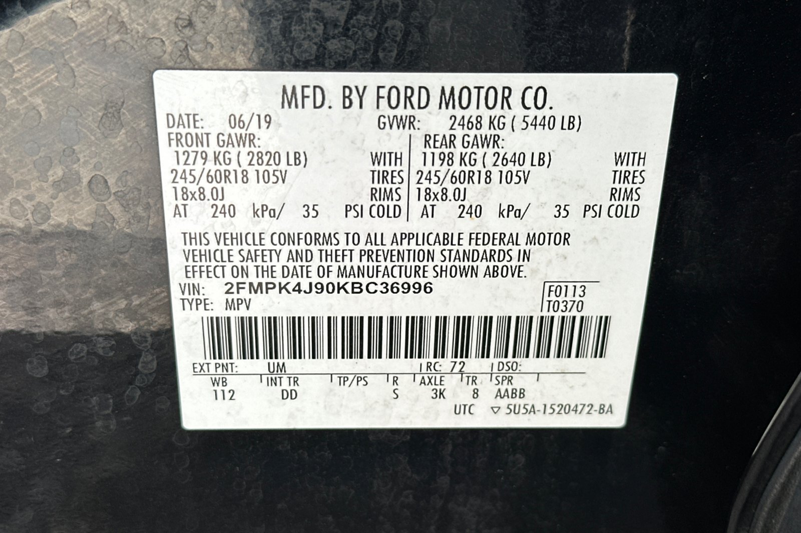 Used 2019 Ford Edge SEL AWD/4WD image 39