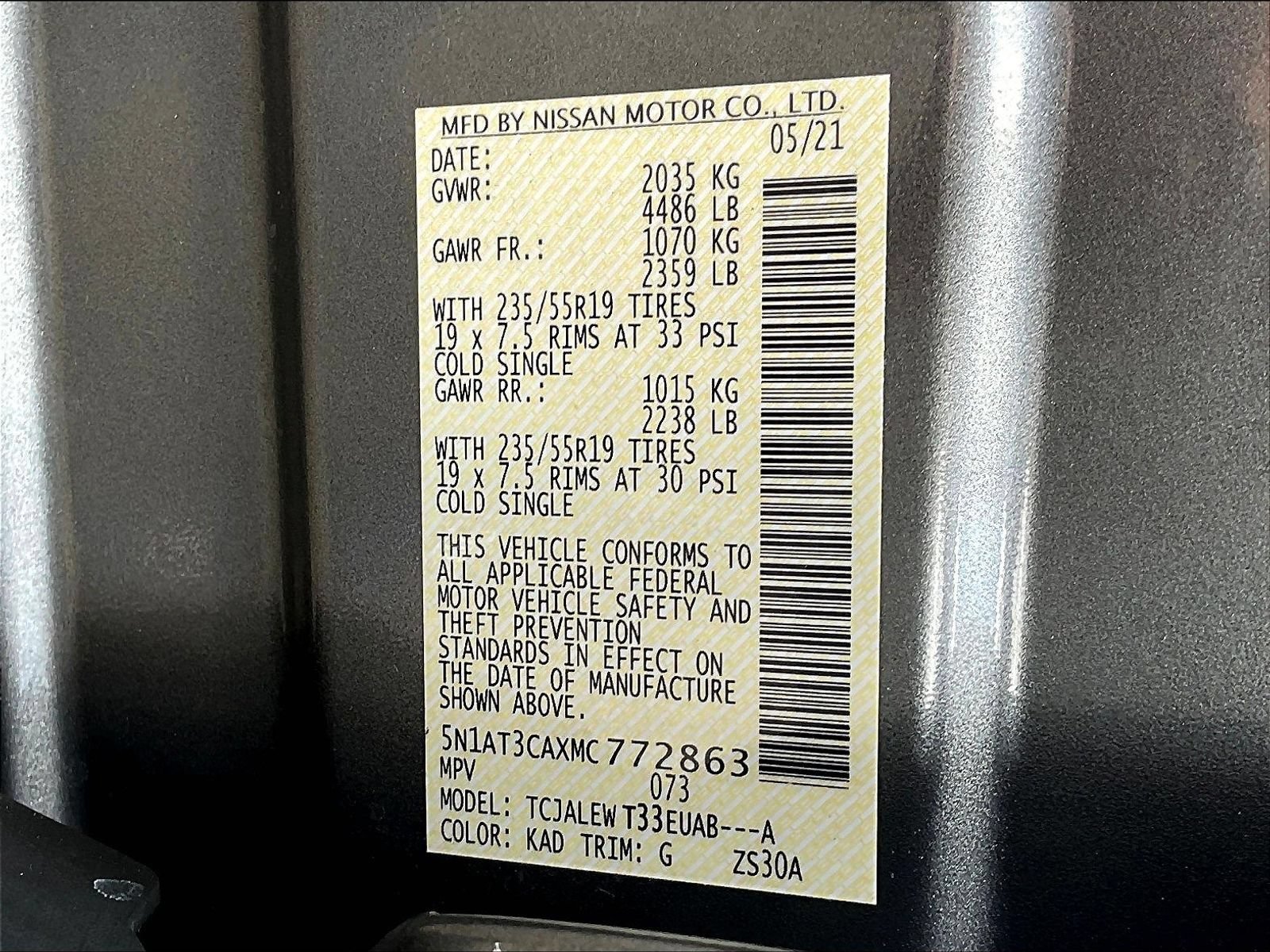 Used 2021 Nissan Rogue SL w/ Premium Package FWD image 21