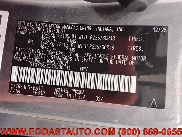Used 2026 Toyota Sienna XLE AWD/4WD image 18