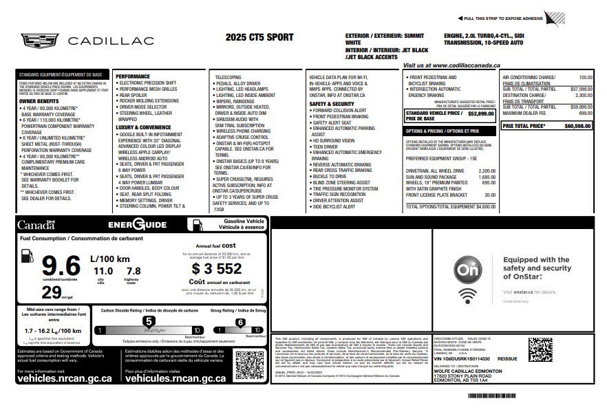 Certified 2025 Cadillac CT5 Sport w/ Sun And Sound Package AWD/4WD image 36