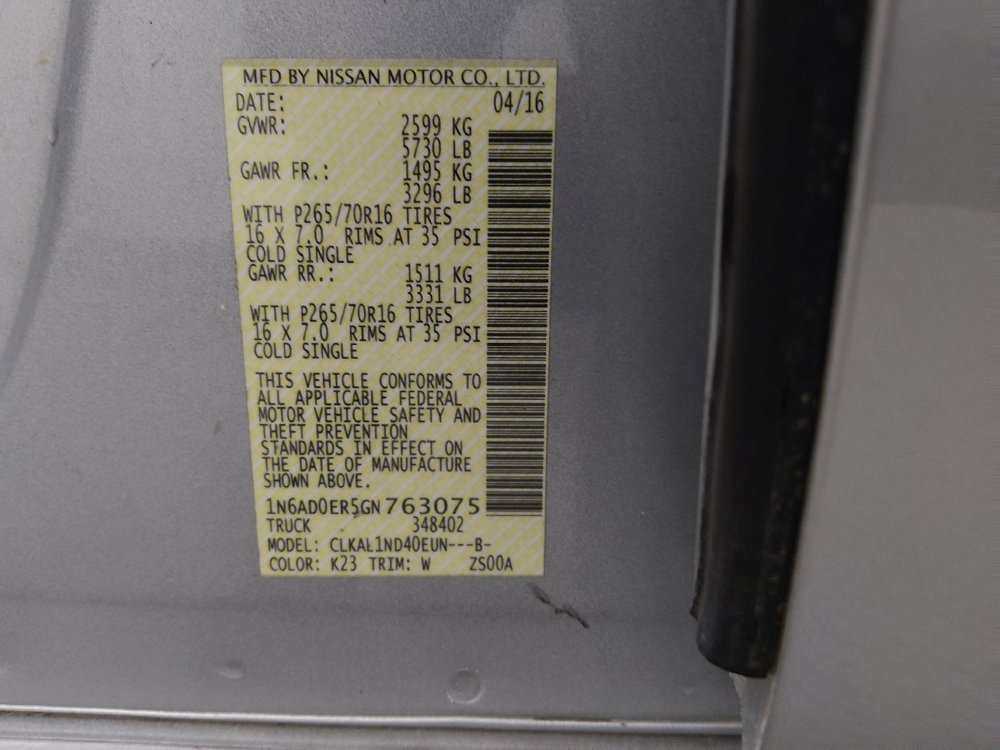 Used 2016 Nissan Frontier S RWD image 33