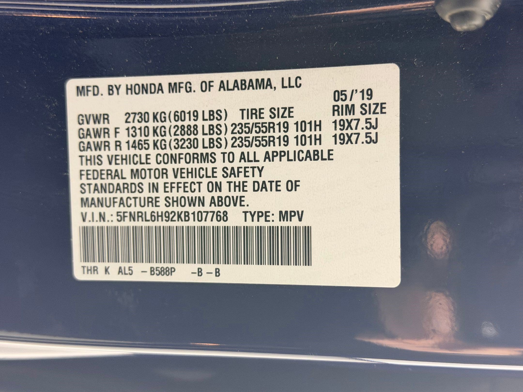 Used 2019 Honda Odyssey Elite image 19