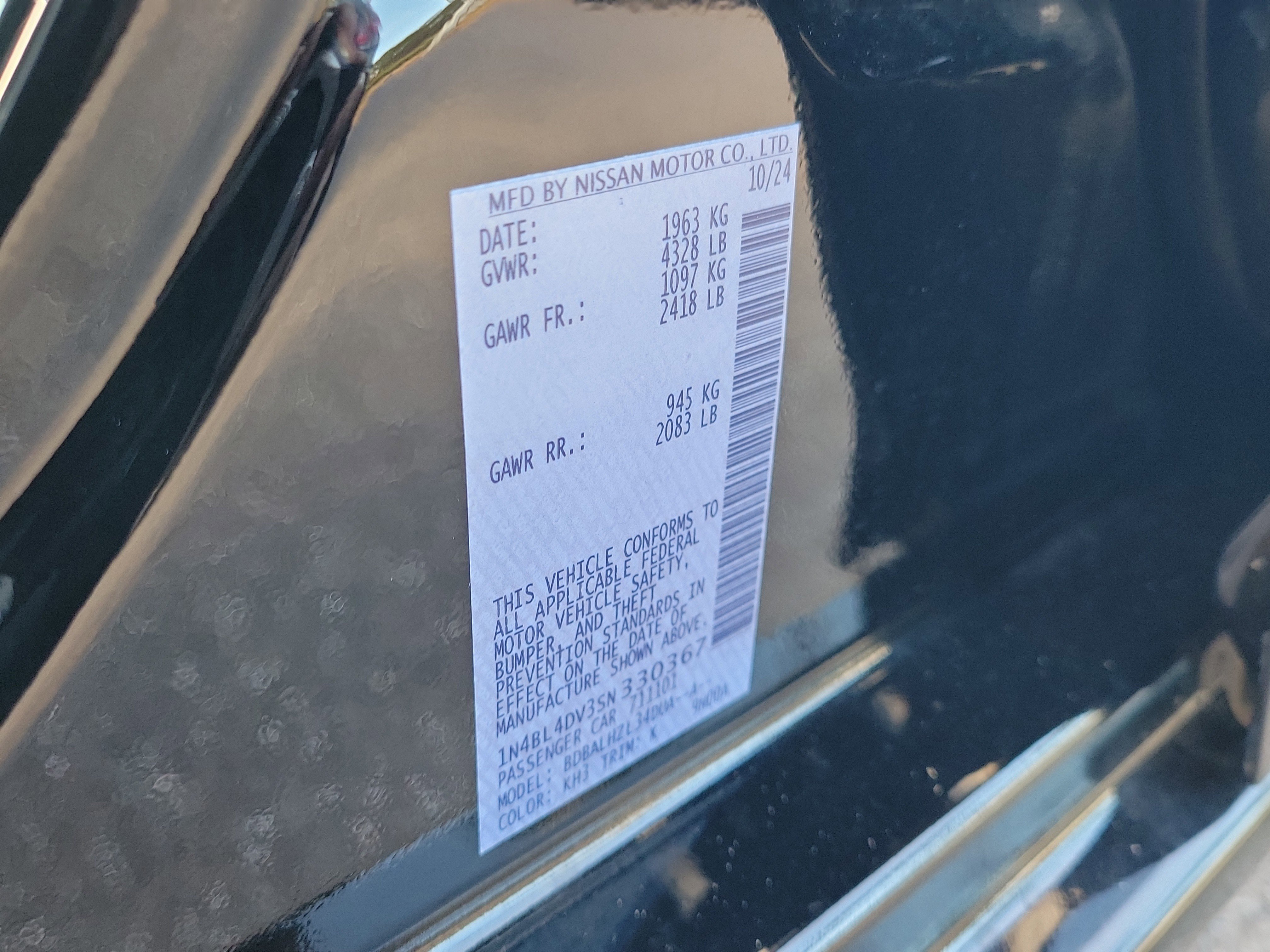 Certified 2025 Nissan Altima 2.5 SV image 34