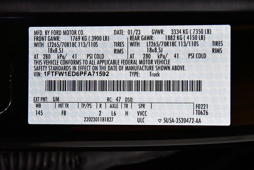 Used 2023 Ford F150 XLT w/ Equipment Group 302A High AWD/4WD image 16