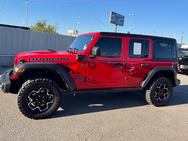 Used 2023 Jeep Wrangler Unlimited Rubicon 4xe w/ Steel Bumper Group AWD/4WD image 3