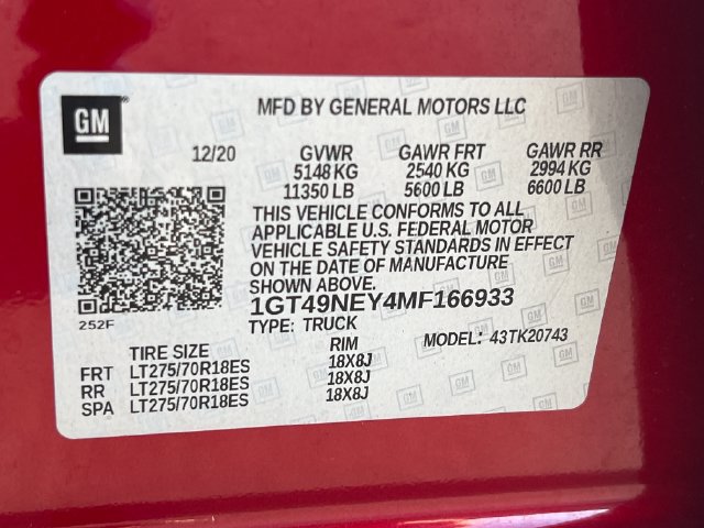 Used 2021 GMC Sierra 2500 SLT w/ SLT Premium Package AWD/4WD image 36