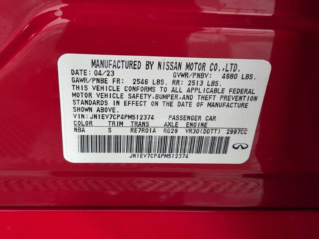 Used 2023 INFINITI Q50 Sensory RWD image 40