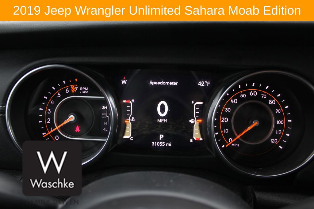 Used 2019 Jeep Wrangler Unlimited Sahara w/ Quick Order Package 24M Moab image 32