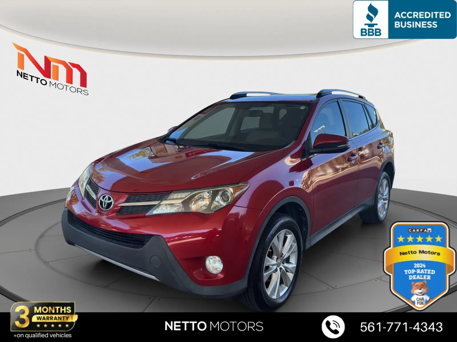 Used 2015 Toyota RAV4 Limited FWD image 1
