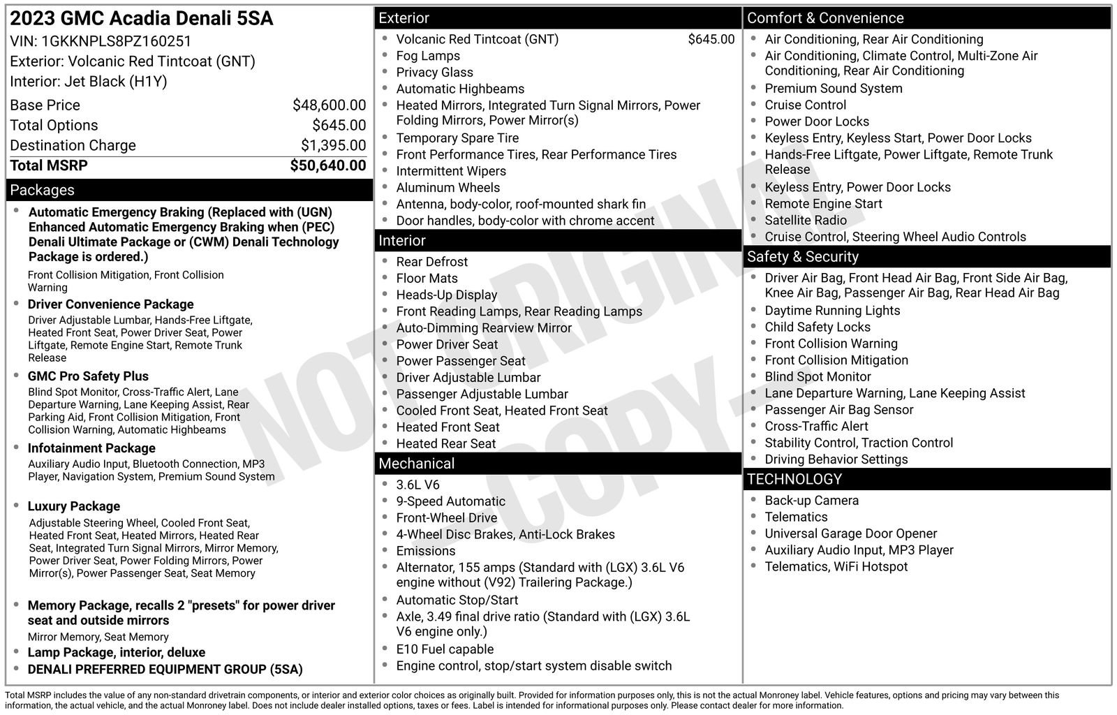 Used 2023 GMC Acadia Denali image 53