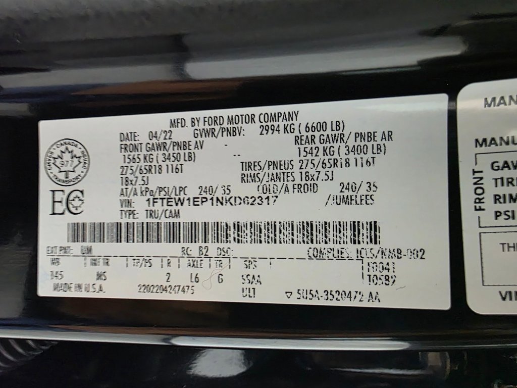 Used 2022 Ford F150 XLT w/ Equipment Group 301A Mid image 40