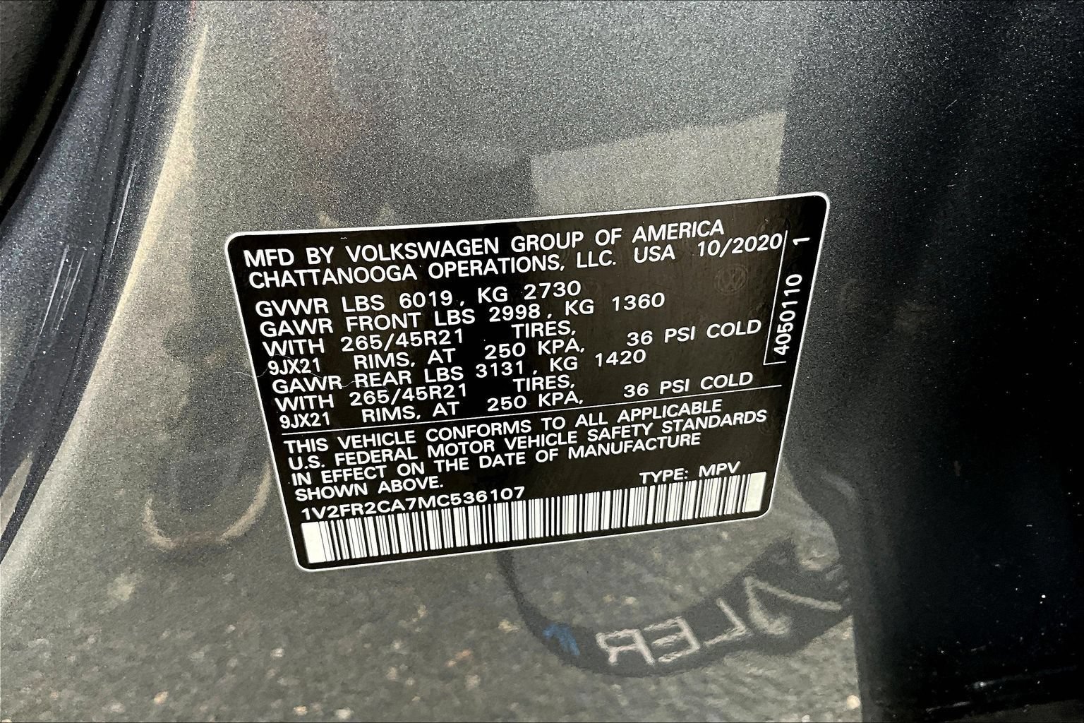 Used 2021 Volkswagen Atlas SEL Premium AWD/4WD image 17