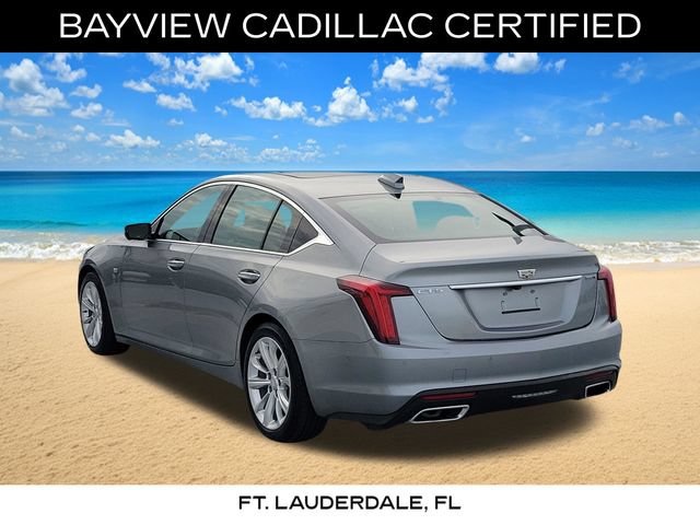 Certified 2025 Cadillac CT5 Premium Luxury w/ Sun And Sound Package RWD image 4