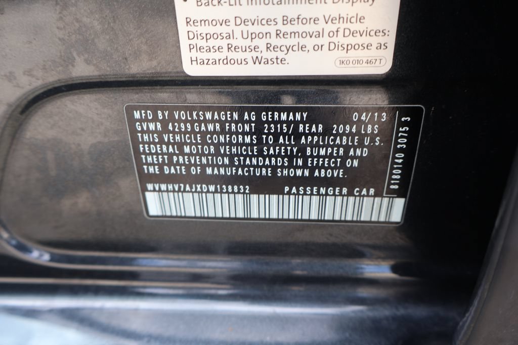 Used 2013 Volkswagen GTI Driver's Edition FWD image 19