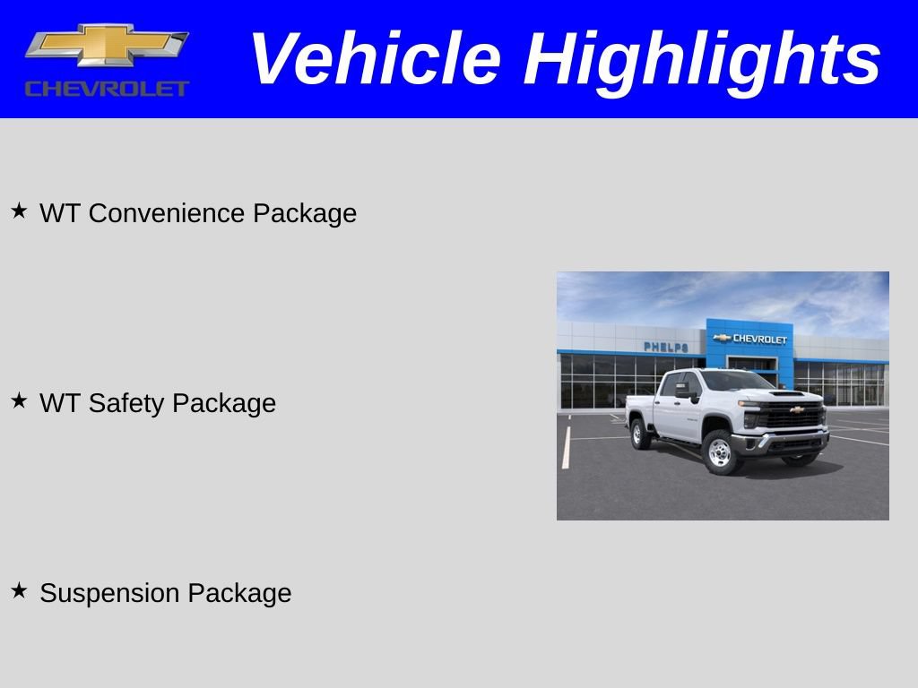 New 2026 Chevrolet Silverado 2500 W/T w/ WT/CX Safety Package AWD/4WD image 2