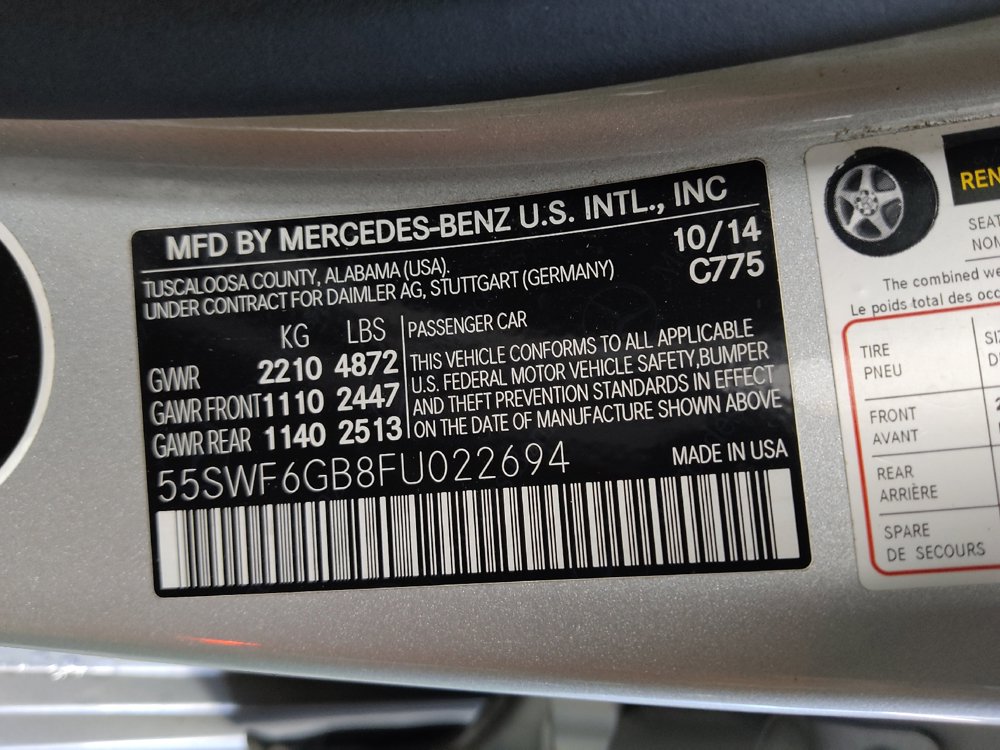 Used 2015 Mercedes-Benz C 400 4MATIC w/ Hands-Free Access Package image 33