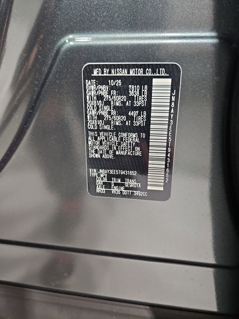 New 2026 Nissan Armada Platinum AWD/4WD image 30