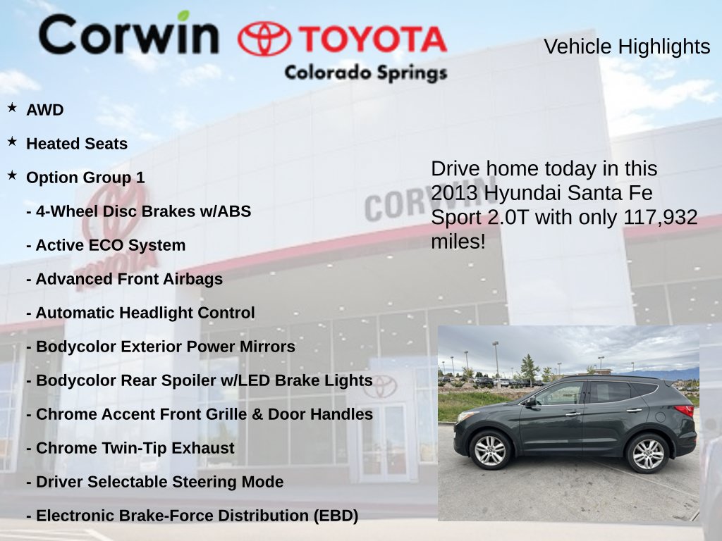 Used 2013 Hyundai Santa Fe Sport 2.0T AWD/4WD image 6